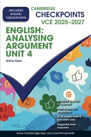 Picture of Cambridge Checkpoints VCE English: Analysing Argument Unit 4 2025-2027 (print and digital)