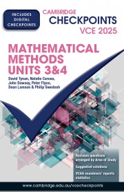 Picture of Cambridge Checkpoints VCE Mathematical Methods Units 3&4 2025 (print and digital)