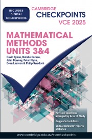 Picture of Cambridge Checkpoints VCE Mathematical Methods Units 3&4 2025 (digital)