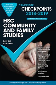 Cambridge Checkpoints Hsc Community And Family Studies 2018 19 - 