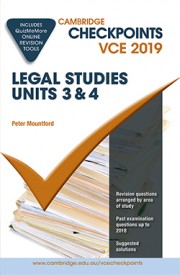 Cambridge Checkpoints Vce Legal Studies Units 34 2019 - 