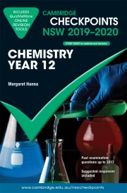 Cambridge Checkpoints Nsw 2019 2020 Chemistry Year 12 - 