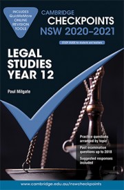 Cambridge Checkpoints Nsw 2020 2021 Legal Studies Year 12 - 