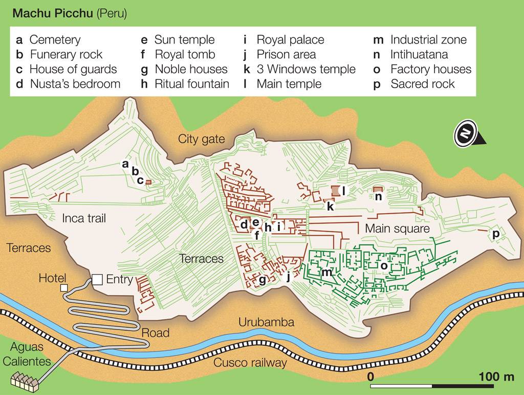 Source 1.2 Machu Picchu town plan