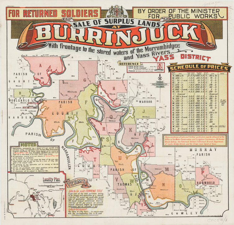 Source 4.10 Brochure advertising the sale of land near Yass, New South Wales, to returned soldiers