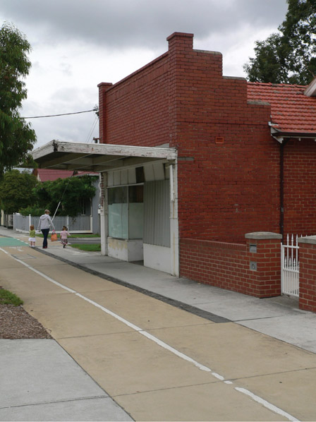 Source 4.30 Along a 1-kilometre stretch of suburban road in Coburg, in Melbourne’s north, which was developed in the 1920s and 1930s, there were about a dozen of these small shops that serviced the local community with fresh produce such as milk, eggs, fruit and vegetables sourced from the local region. Now these shops have been converted to housing.