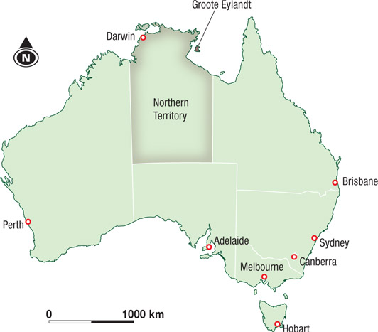 Source 5.2 Location of Groote Eylandt