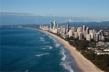 Source 5.18 The Gold Coast coastline and beaches, one of Australia’s major tourist destinations