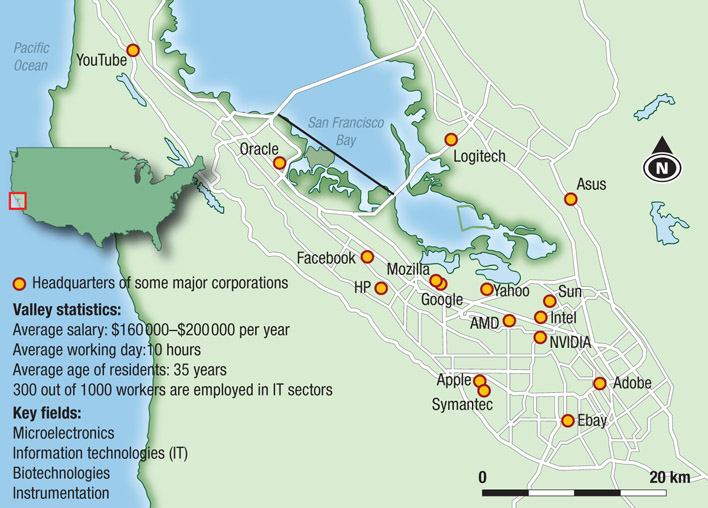 Source 6.7 Map of Silicon Valley