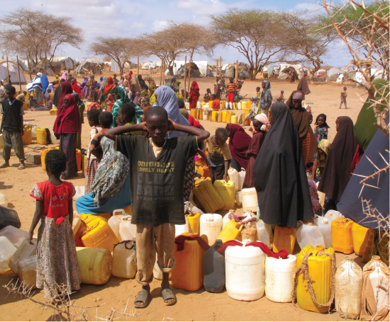 Source 9.4 A refugee camp in Somalia