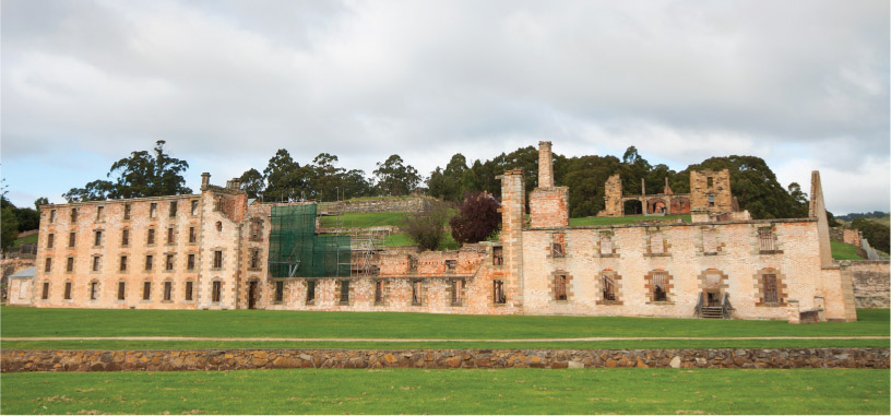 Source 10.6 Ruins at the Port Arthur convict site, Tasmania