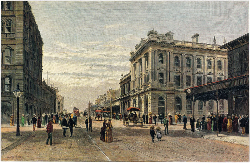 Source 11.19 Queen St, Brisbane, as it appeared c. 1886