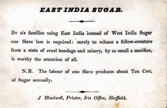 Source 12.5 A copy of an historical anti-slavery advertisement, issued 1825–33