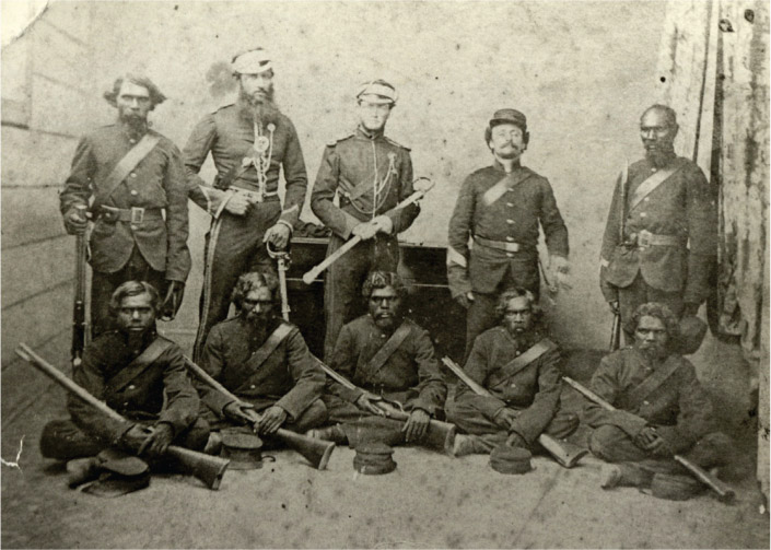 Source 14.5 Native Mounted Police, Rockhamptona, 1864