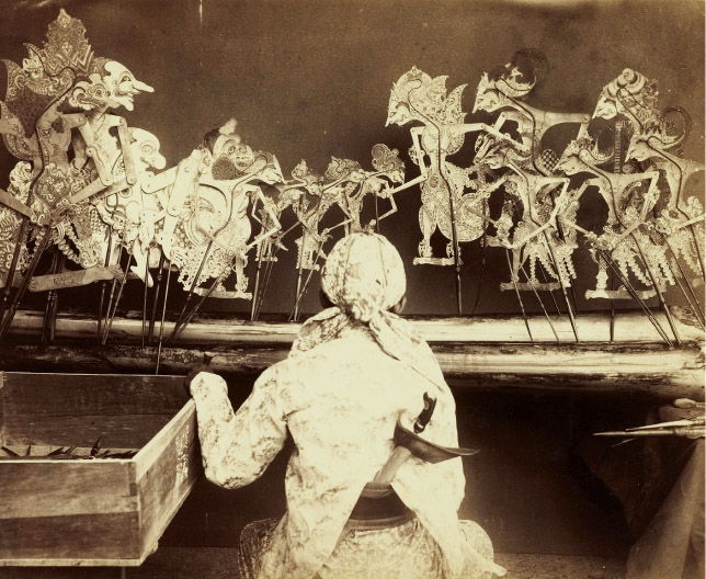 Source 15.10 Wayang kulit (shadow puppet plays), an important part of Indonesian cultural life